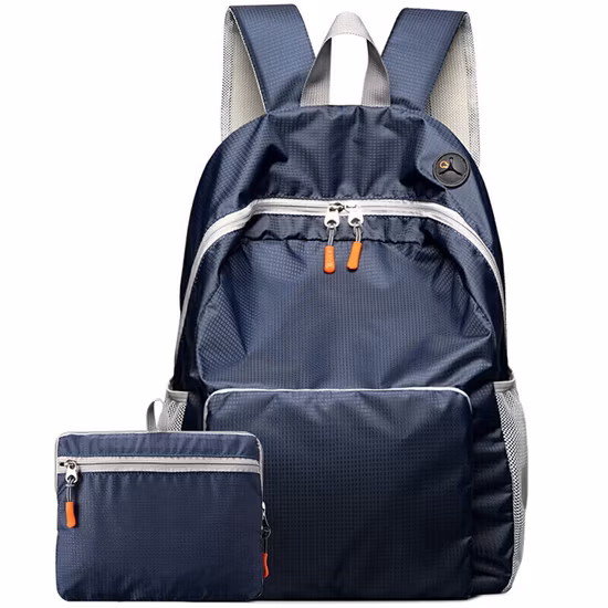 Venta al por mayor impermeable mochila más barata logotipo personalizado mochila ligera 600d mochila